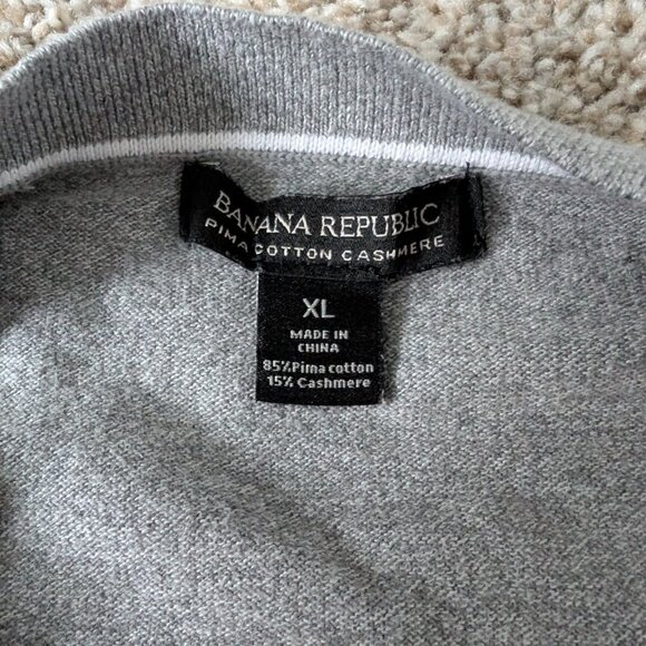 EUC Banana Republic Pima Cotton/Cashmere Blend Cardigan, XL - Picture 2 of 7